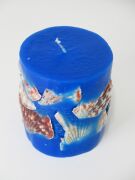 MİSSİ MARİN DENİZ KABUKLU MAVİ MUM