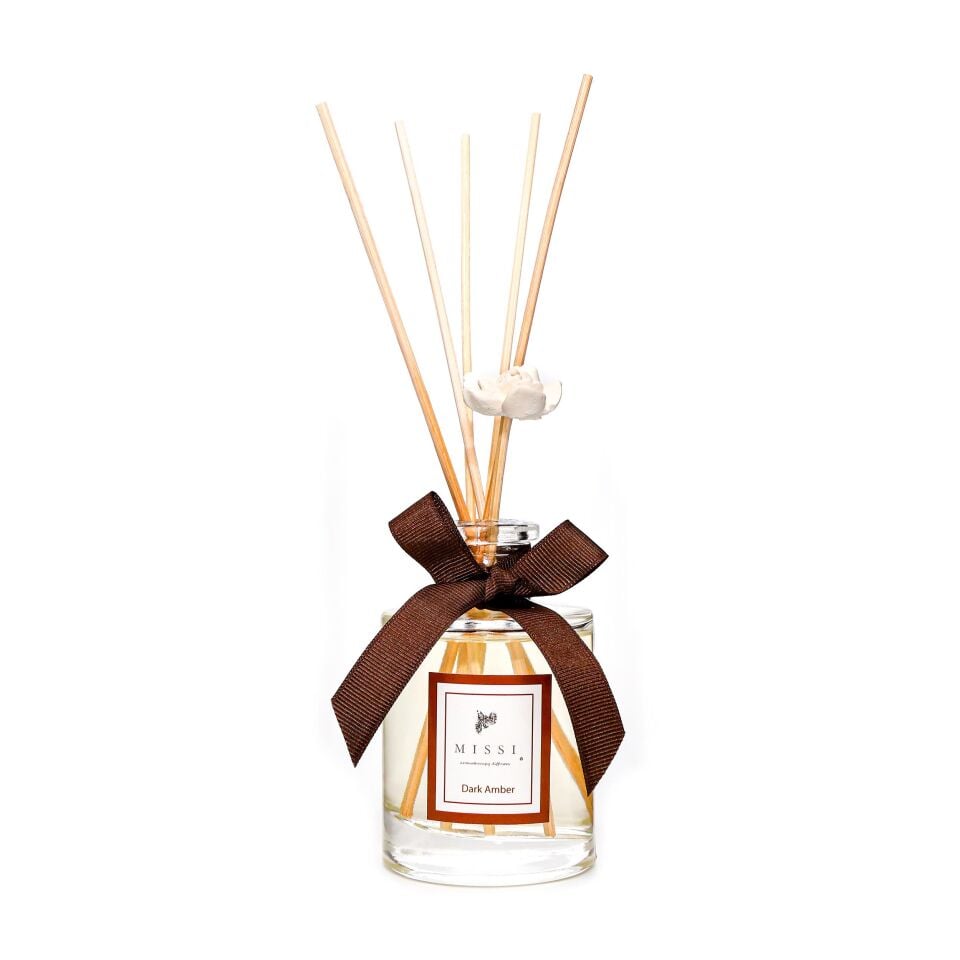 110 ml Silindir Şişe Dark Amber Oda Kokusu