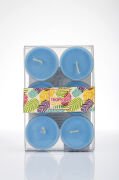 6 LI MAVİ TEALIGHT MUM SETİ