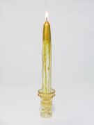 Gold Akıtma Efektli 2x23 cm Şamdan Mum