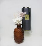 Özel Kutulu Kahverengi Kabartmalı Şişe Dark Amber Oda Kokusu Hediye Seti