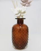 Özel Kutulu Kahverengi Kabartmalı Şişe Dark Amber Oda Kokusu Hediye Seti