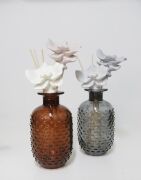 Özel Kutulu Kahverengi Kabartmalı Şişe Dark Amber Oda Kokusu Hediye Seti