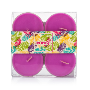4 LÜ FUŞYA MAXİ TEALIGHT MUM