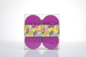 4 LÜ FUŞYA MAXİ TEALIGHT MUM