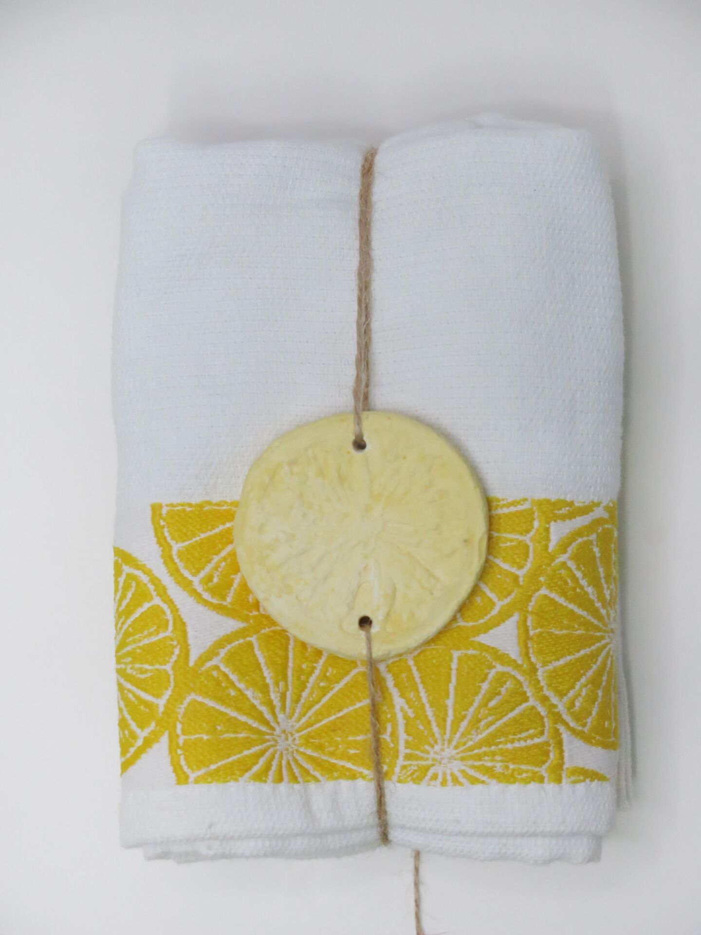 2'li Limon Jakarlı Kurulama Bezi Seti