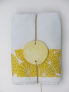 2'li Limon Jakarlı Kurulama Bezi Seti