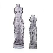 2li Siyah Venüs Cam Vazo Seti