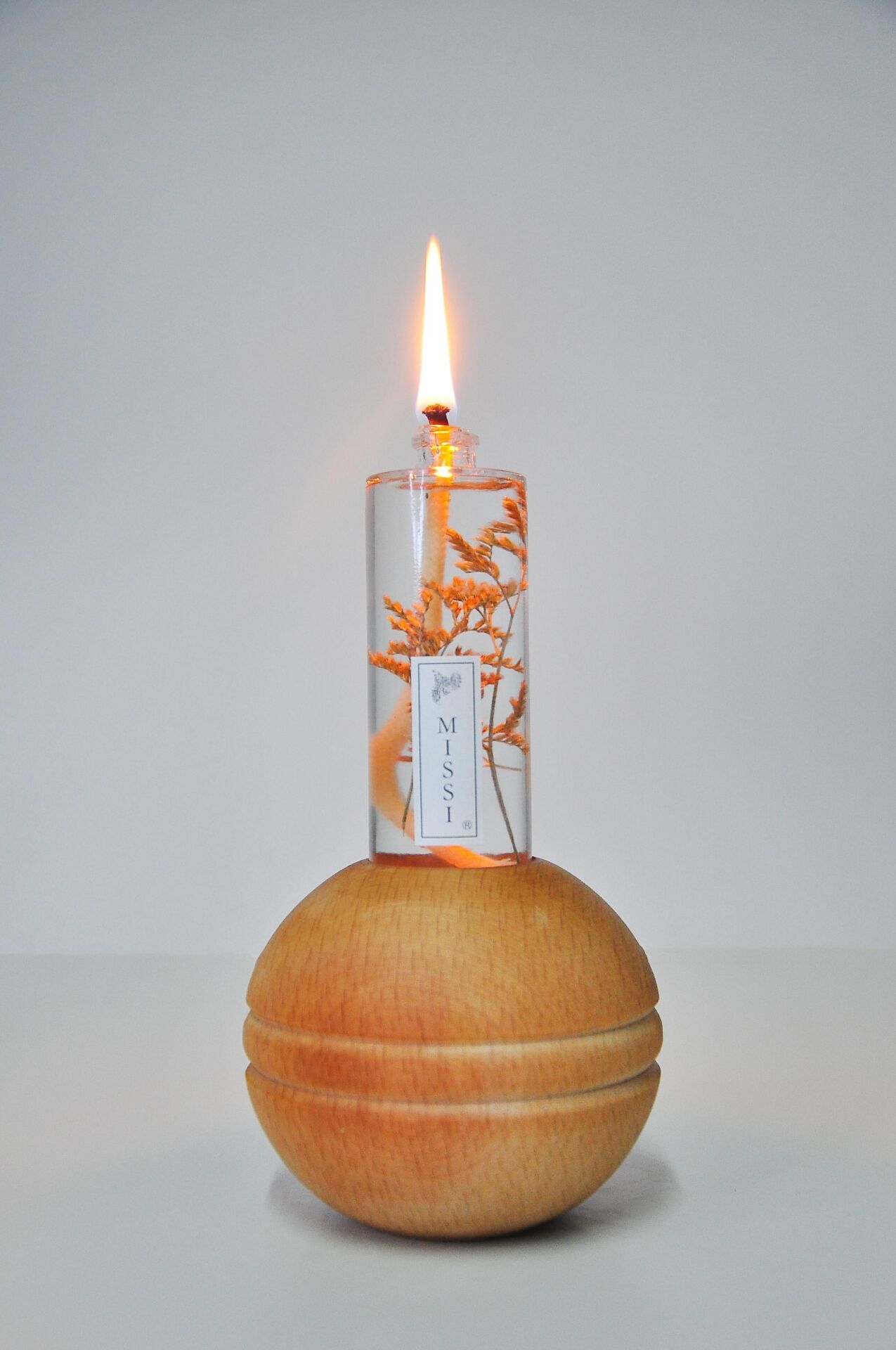 MİSSİ YUVARLAK MASİF AHŞAP OUD KOKULU KANDİL SETİ