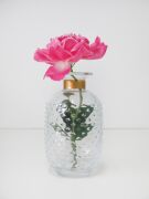 Gold Boyunlu Cam Vazo (15 cm)