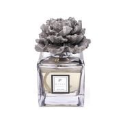 500 ml Siyah Kare Transparan Şişe Seramik Gül Taşlı Black Vanilya Oda Kokusu