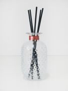 Bakır Boyunlu Cam Vazo (15 cm)