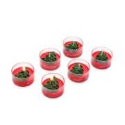 6lı Çamağacı Kabartmalı Tealight Mum Seti