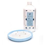 Yaratıcı İnci Tozu Beyaz Mum (30 adet fitil ile birlikte)-400 gr