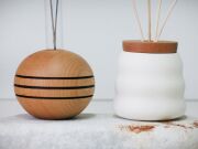 Zen Collection Doğal Mermer Taşlı Yasemin  Sandal Oda Kokusu ve Vazo Seti