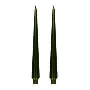 2li Yeşil Piramit Şamdan Mum Seti-33 cm