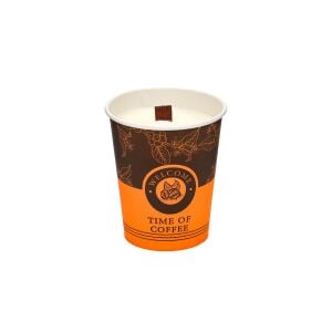 Ahşap Fitilli Crackling(Çıtırtılı) Black Vanilya Vegan Refil Mum 130 gr