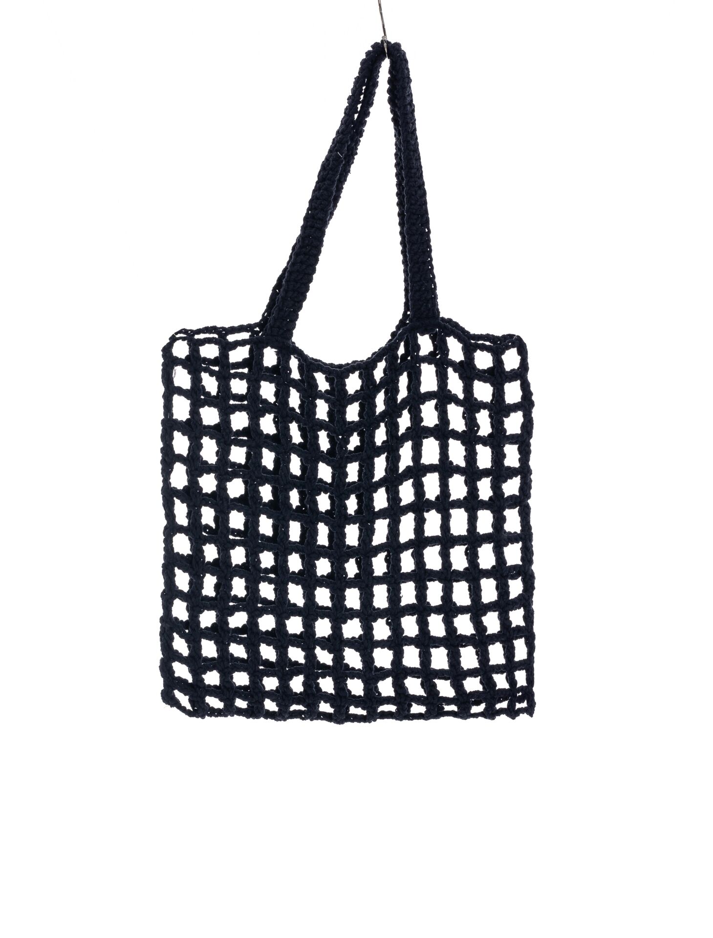 SİYAH ÖZEL EL ÖRGÜSÜ PLAJ ÇANTASI