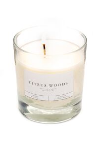 Cam Bardak Citrus Wood Kokulu Vegan Mum