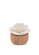 Ahşap Kaideli Dark Amber Kokulu Seramik Taş Hediye Seti