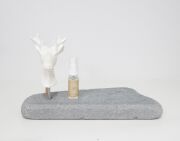 Spice Orange Kokulu Geyik Objeli Naturel Antrasit Mermer Kaide