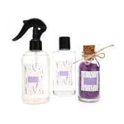 Botanical Lavander Kokulu Banyo Hediye Seti(Oda Spreyi,Kolonya,Banyo Tuzu)