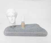 Yasemin Sandal Kokulu Ophelia Objeli Naturel Antrasit Mermer Kaide