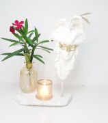 Venedik Gold Maske Objeli Naturel Ekru Mermer Kaide