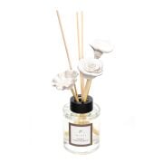 100 ml Çiçek Taş Bambu Çubuklu Beyaz Sabun Oda/Banyo Kokusu