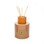 500 ml Ahşap Kapaklı Vizon Şişe Dark Amber Oda Kokusu