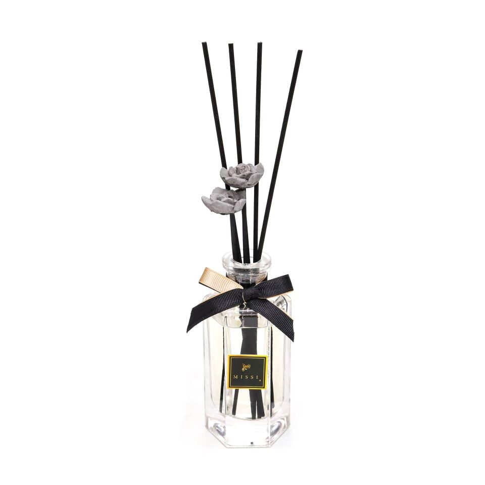 100 ml Altıgen Cam Şişe Iris Pudra Oda Kokusu