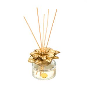 150 ml Gold Çiçek Taşlı Bambu Çubuklu Apple&Cinnamon Oda Kokusu