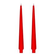 2li Kırmızı Piramit Şamdan Mum Seti-33 cm