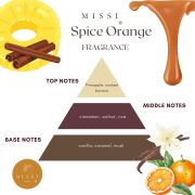 250 ml Gold Geyik Dekoralu Masif Ahşap Kapaklı Spice Orange Oda Kokusu