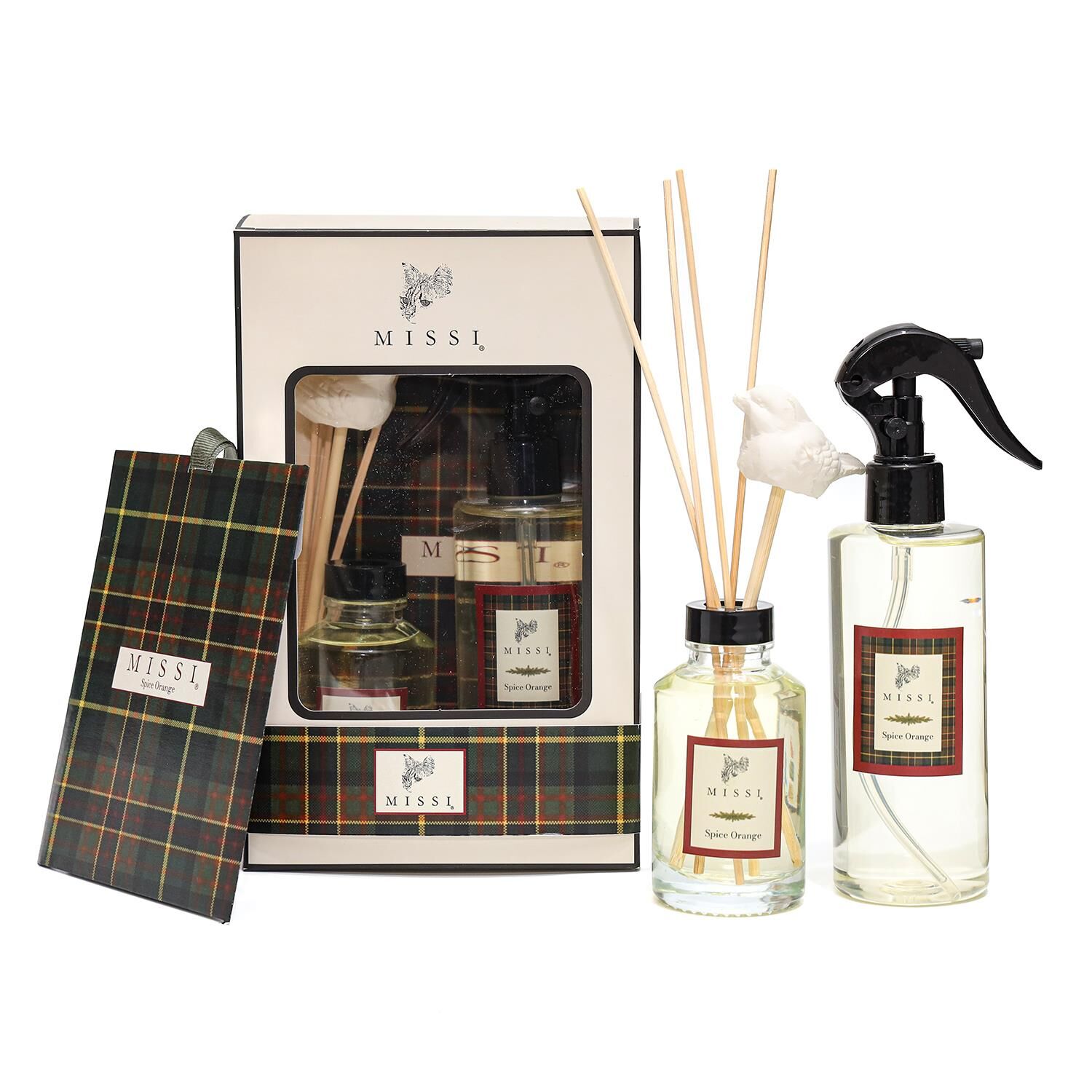 Yılbaşı Spice Orange Hediye Seti (Oda Kokusu- Oda Spreyi-Kokulu Zarf)