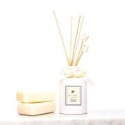 110 ml Ekru Silindir Şişe Beyaz Sabun Oda/Banyo Kokusu