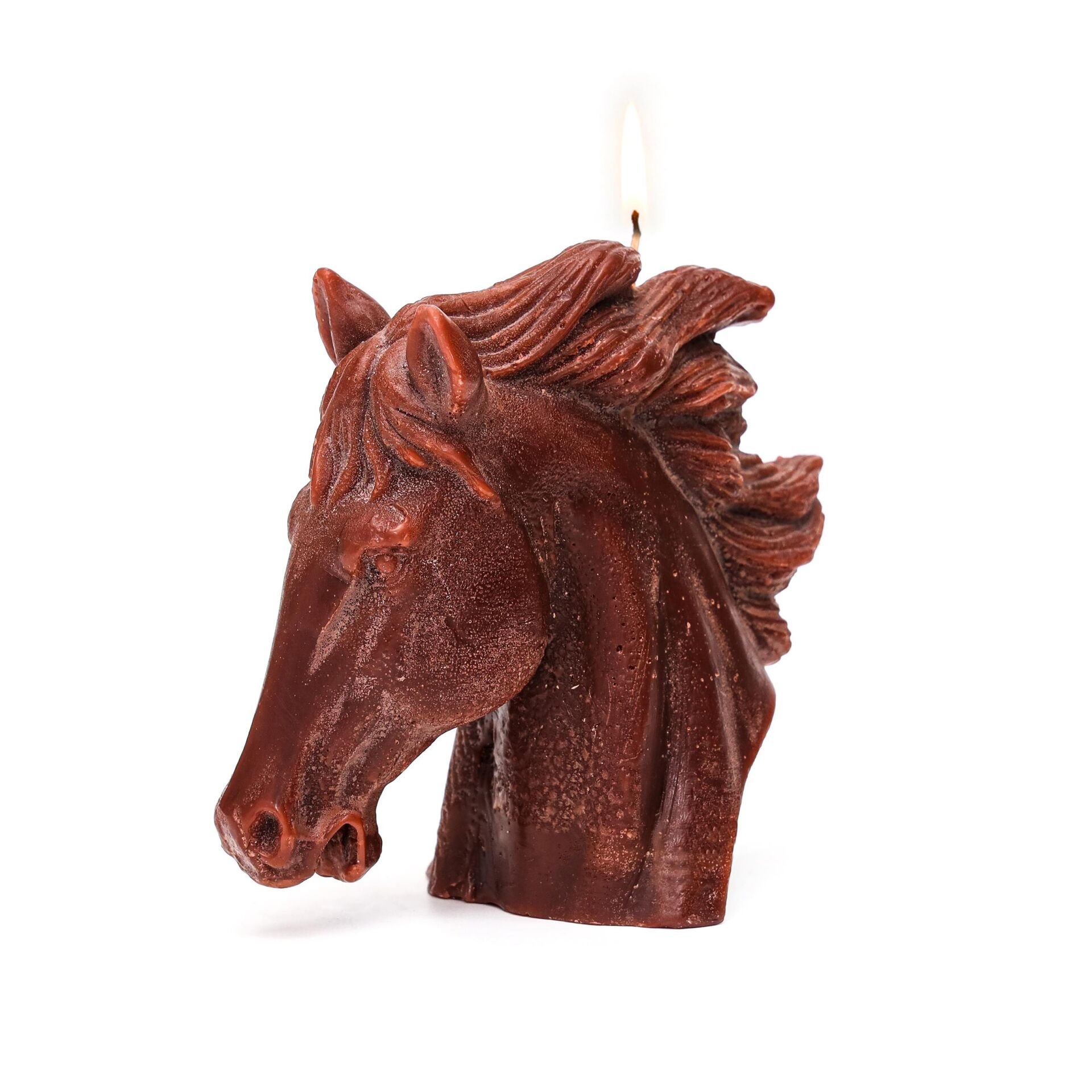 Dekoratif At Kafası Mum