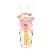 130 ml Pembe Çiçek Seramik Taş Bambu Çubuklu Garden Rose-Pudra Oda Kokusu