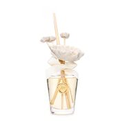 130 ml Ekru Çiçek Seramik Taş Bambu Çubuklu Black Vanilya Oda Kokusu