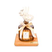 500 ml Masif Ahşap Kaideli Bambu Çubuklu Dark Wood Oda Kokusu