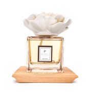 500 ml Masif Ahşap Kaideli Kare Şişe Dark Amber Oda Kokusu