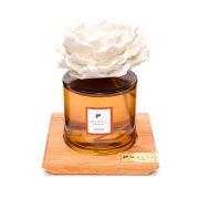 500 ml Masif Ahşap Kaideli Seramik Taşlı Dark Amber Oda Kokusu