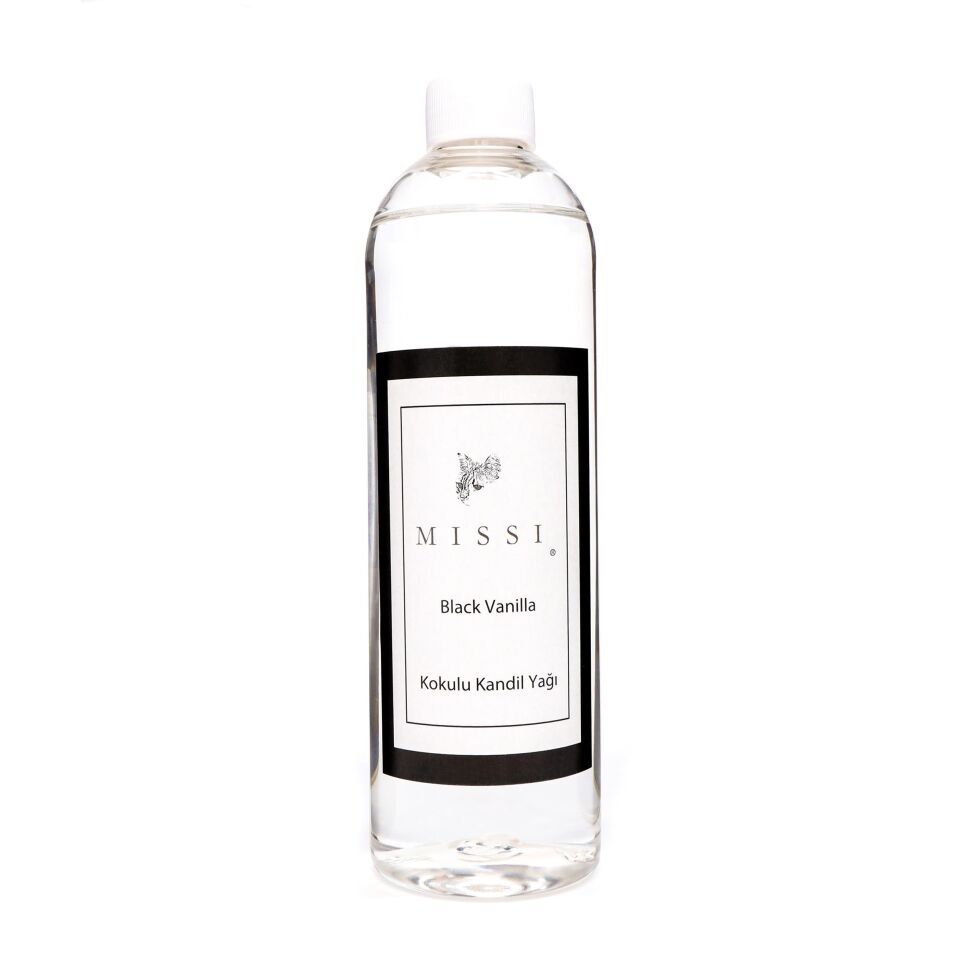 400 ml Black Vanilya Kokulu Kandil Yağı