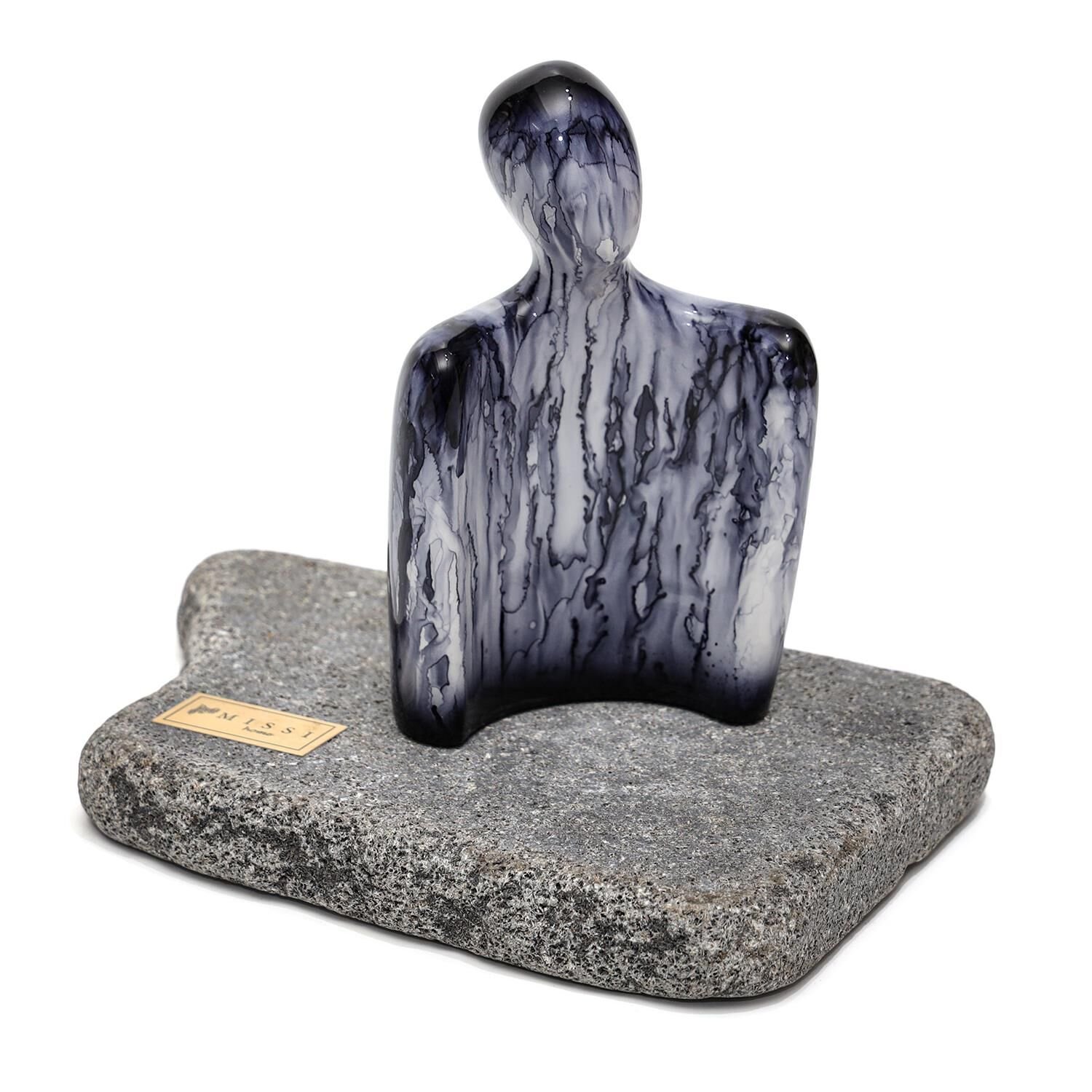 Arun Heykel-Karanlıkta Akış (19 cm)