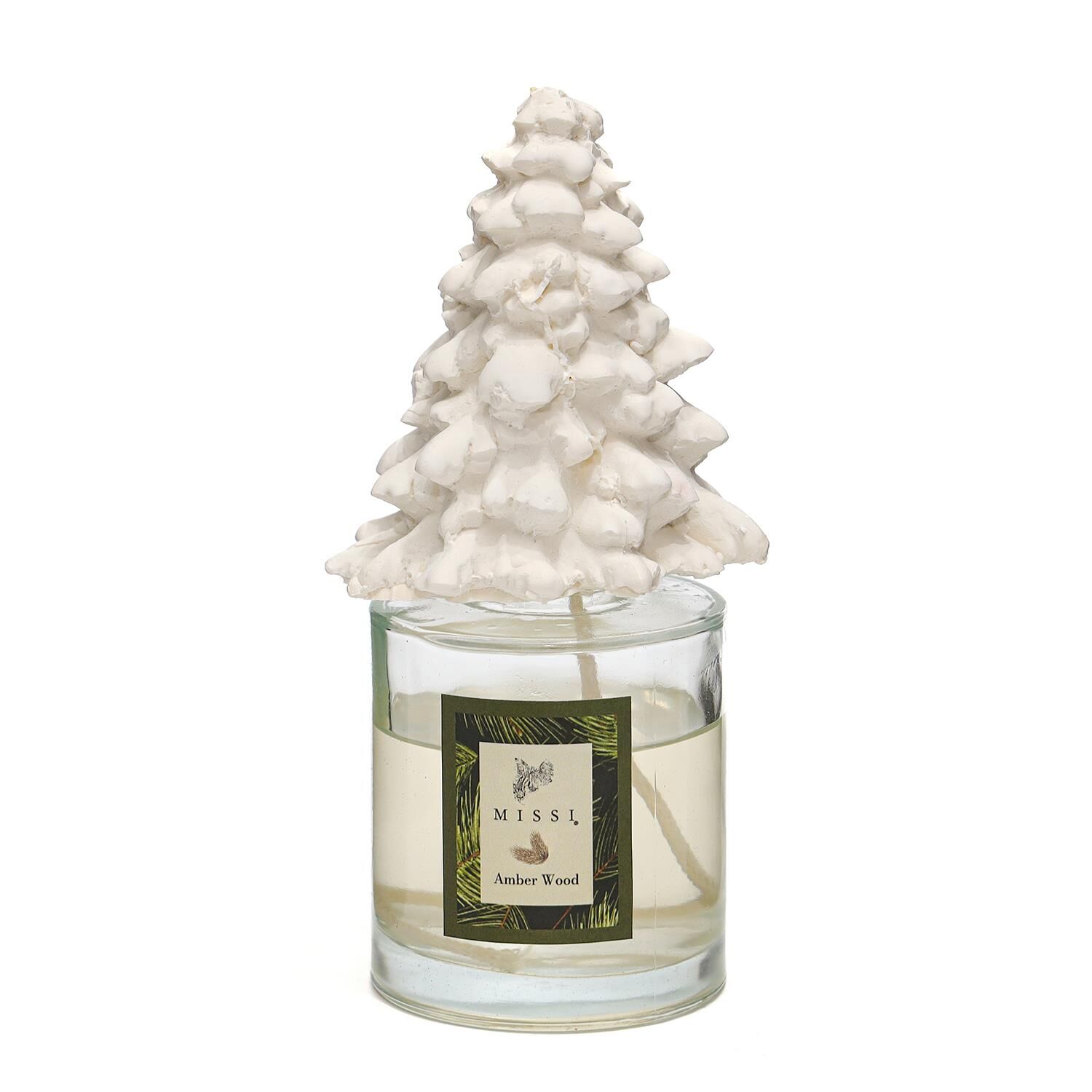 Yılbaşı 200 ml Çamağacı Seramik Taşlı Amber Wood Oda Kokusu