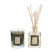 Yılbaşı Amber Wood Hediye Seti (Oda kokusu&Vegan Mum)