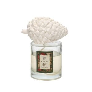 Yılbaşı 200 ml Kozalak Seramik Taşlı Oud Vanilya Oda Kokusu