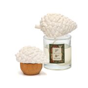 Yılbaşı 200 ml Kozalak Seramik Taşlı Oud Vanilya Oda Kokusu