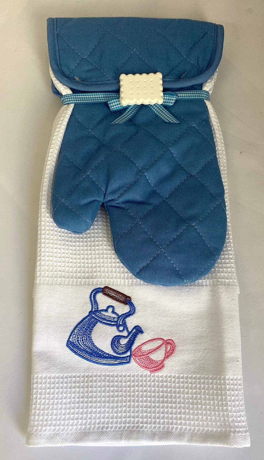 3LÜ MAVİ MUTFAK HEDİYE SETİ 2