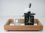 Ayaklı Masif Ahşap Çok Amaçlı Dekoratif Tepsi